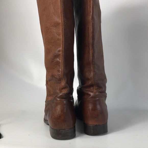 Frye Melissa Riding Boots Size 8 B brown - Picture 4 of 8